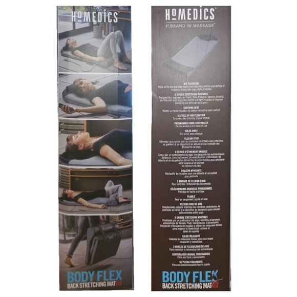 NIB HoMedics | Body Flex | Back Stretching Mat with Heat | Model: BM-AC108HJ - Picture 10 of 15